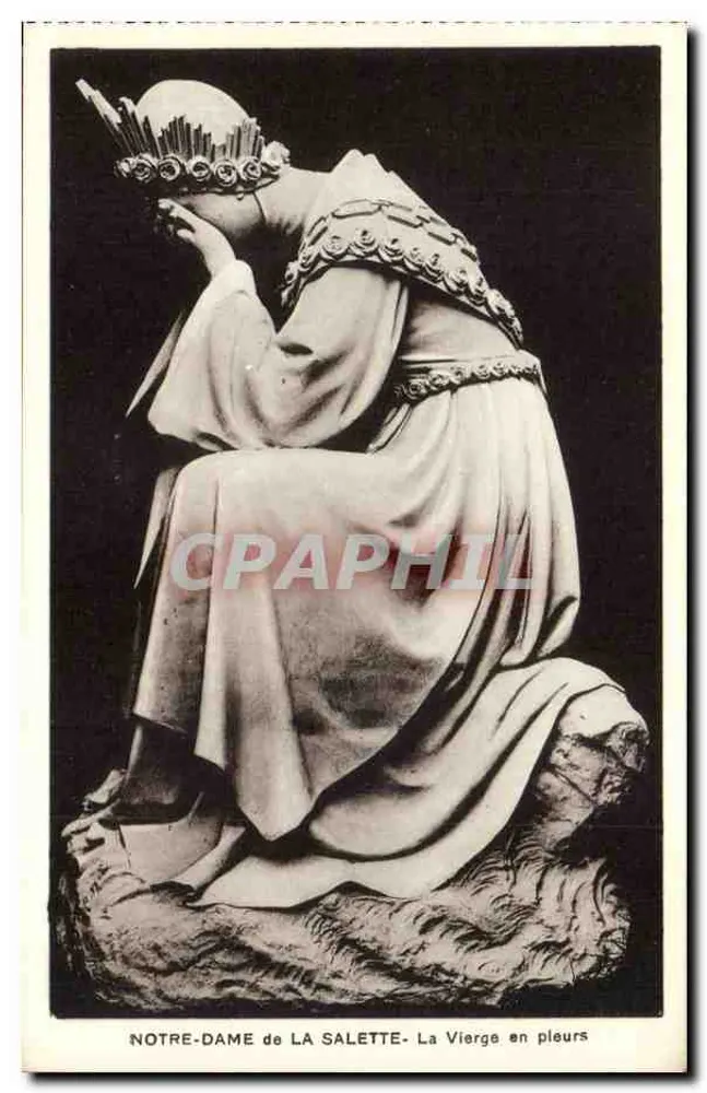 Unsere Frau von La Salette — Die weinende Jungfrau — Wallfahrtsstätte La Salette - Vorderseite