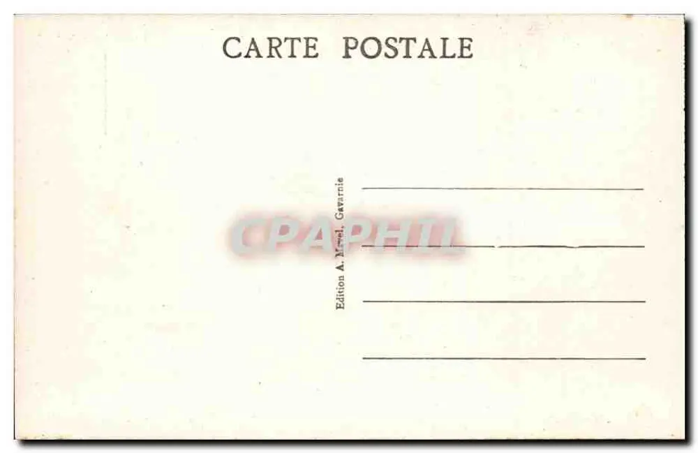 Der Sécognia und das Hotel du Vignemale - Gavarnie (Hautes-Pyrénées) - M.D. - Rückseite