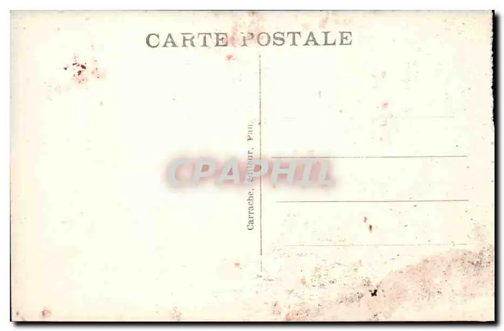 Pau — Der Boulevard des Pyrénées aus der Verlängerung der Place Royale gesehen — C.C. n°15 - Rückseite