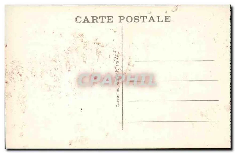 Pau — O Boulevard dos Pirineus — C.C. n°7 - Verso