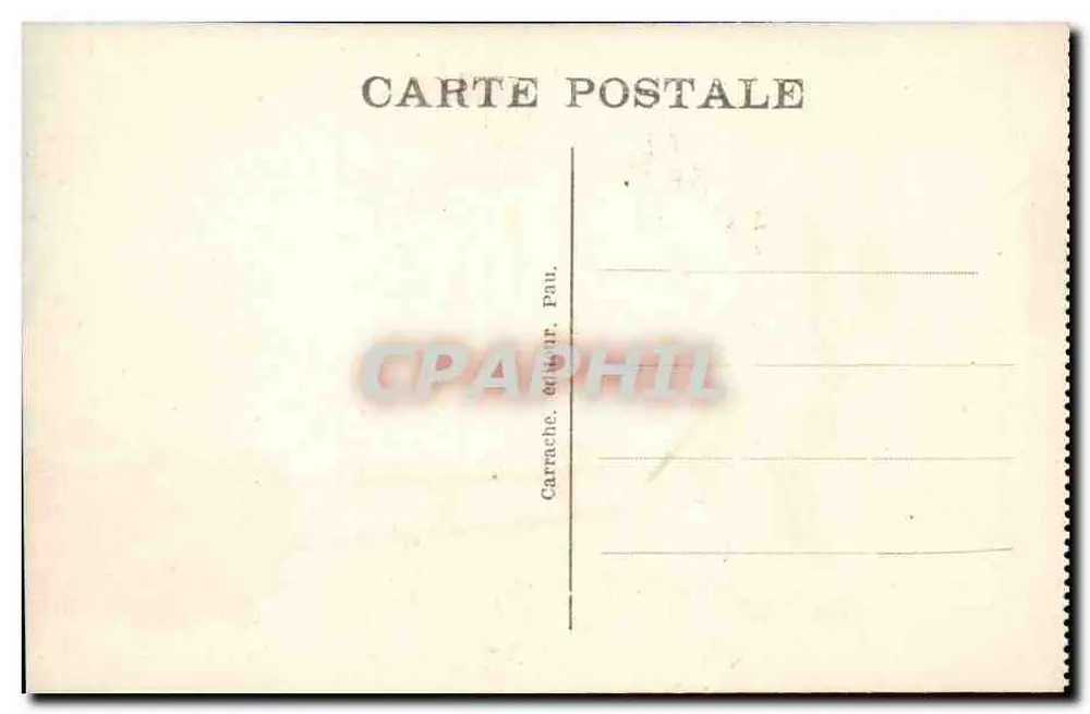 PAL — Die Seilbahnstation und die Avenue Léon-Say — Carrache, Paul - Rückseite