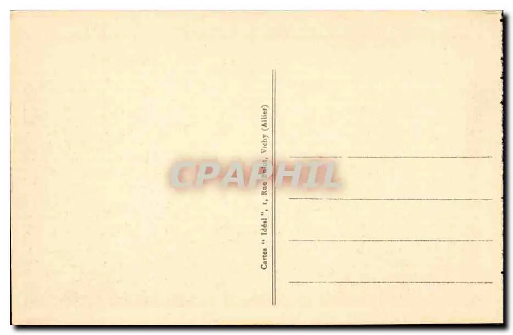 As Gorges da Sioule — A Auvergne Pittoresca — 2971 — Editor Ideal - Verso