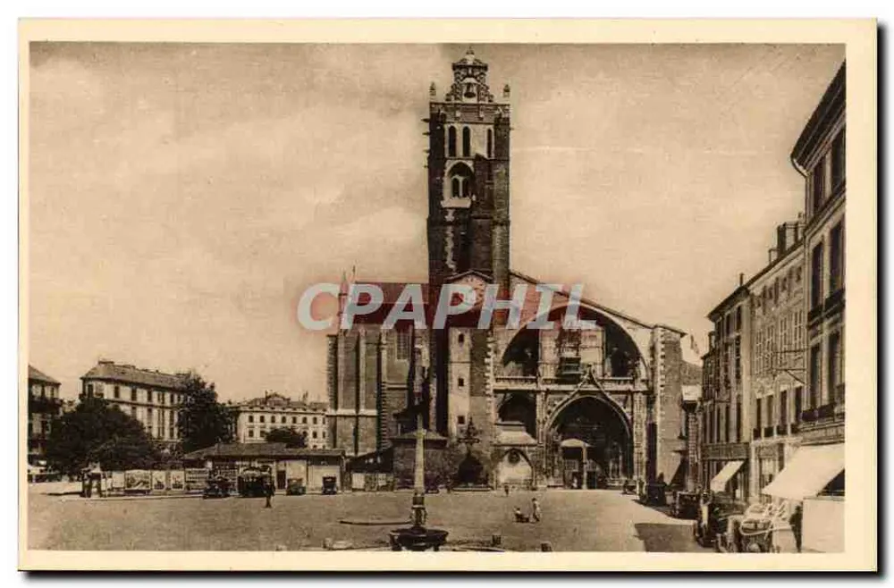 Catedral São Etienne — Toulouse — Héliogravure Labouche - Frente