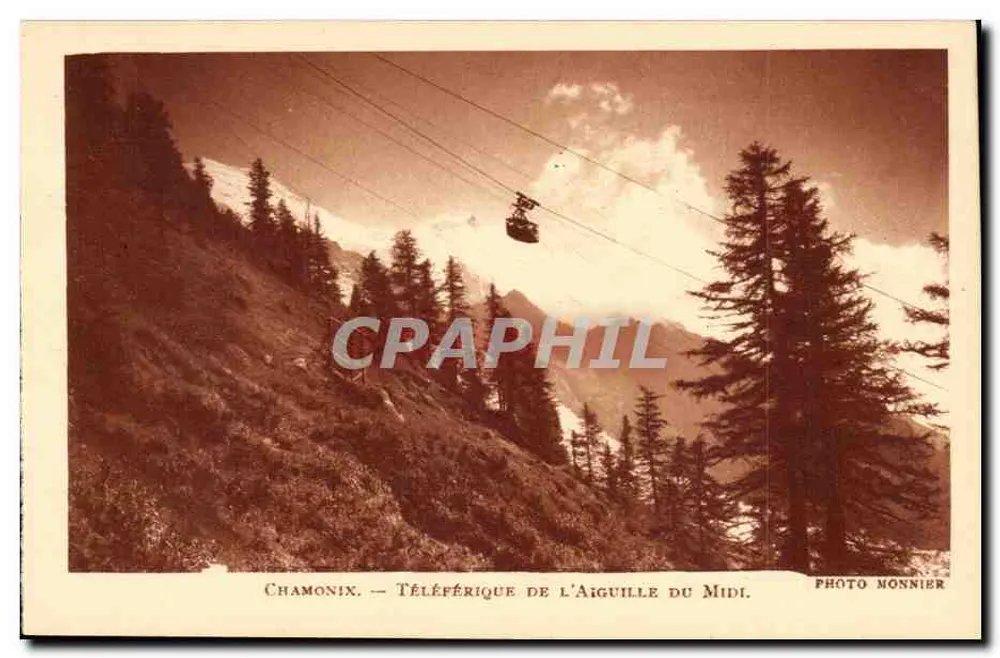 Chamonix — Teleférico da Aiguille du Midi — Foto Nonnier - Frente
