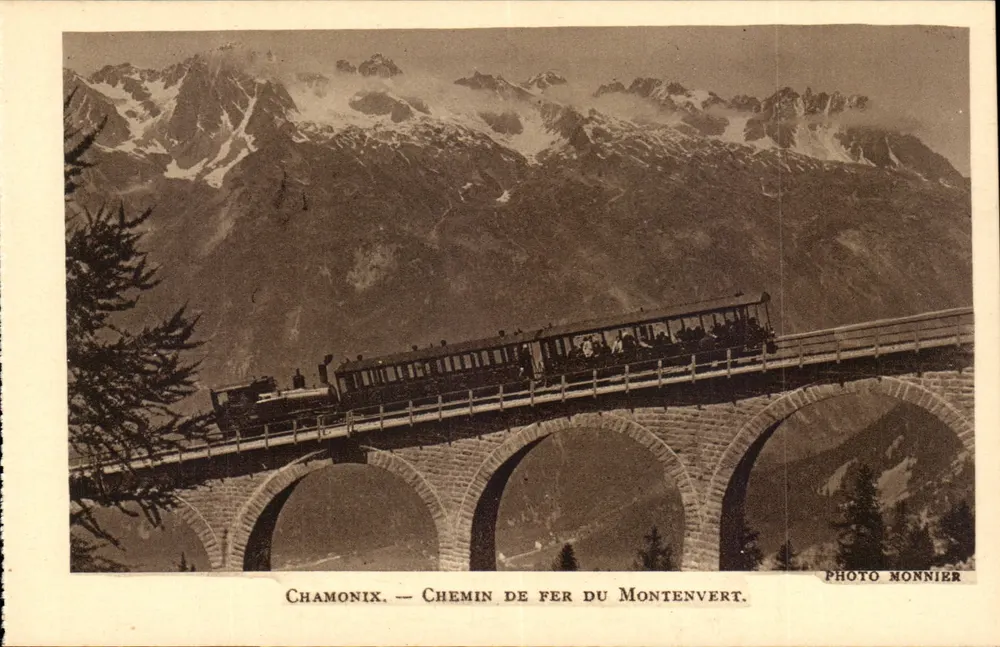 Chamonix — Caminho de Ferro do Montenvert — Foto Monnier - Frente