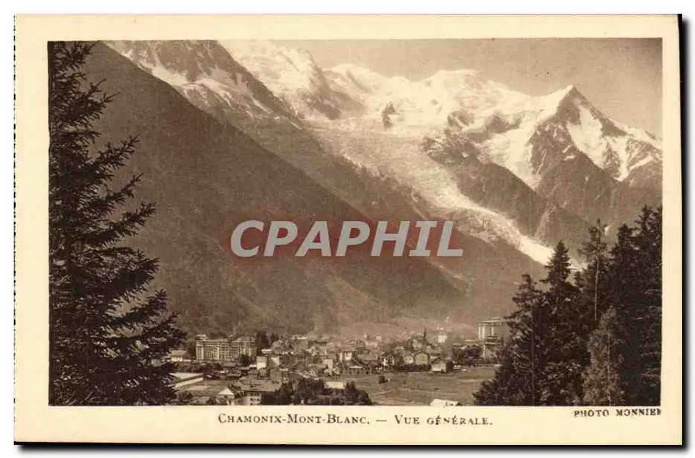 Chamonix-Mont-Blanc — Vista geral — Foto Monnier - Frente