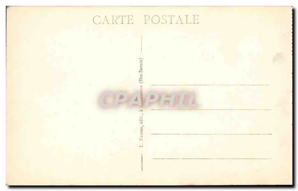 Chamonix-Mont-Blanc (Hte-Savoie) — Les Praz — Aiguilles Verte et du Dru — G.R. 564 - Verso