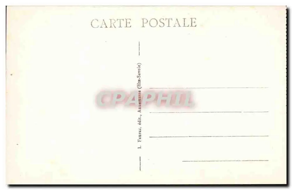 Chamonix-Mont-Blanc (Haute-Savoie) — Die Mer de Glace und die Grandes Jorasses — G.R. 519 — Verlag L. Fauruz - Rückseite