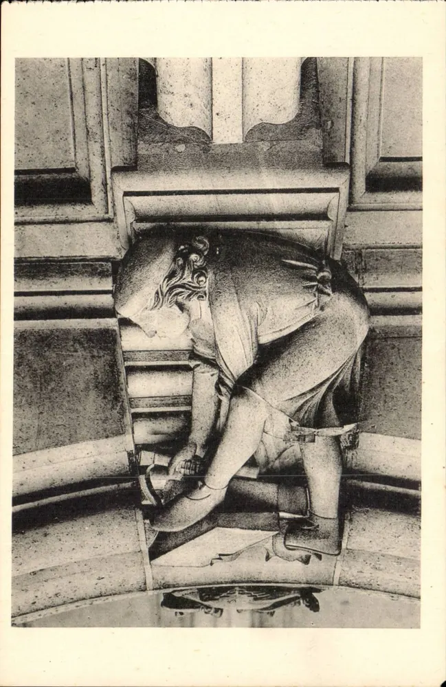 Castello di Pierrefonds — Il carpentiere — Edizione dei Monumenti Storici - Recto