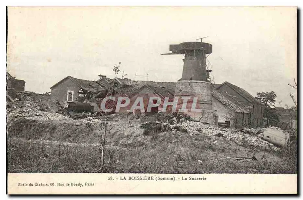 La Boissière (Somme) - A Refinaria — Escola do Citémes, 66, Rue de Bosdy, Paris - Frente