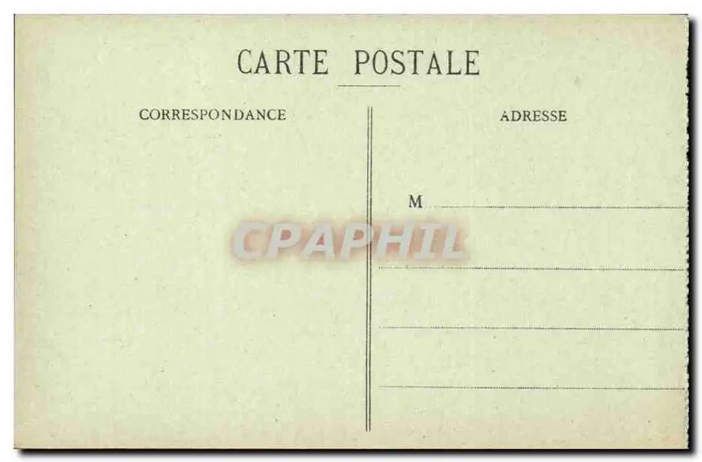 HANGEST-en-SANTERRE (Somme) - Bairro da Igreja — École du Cinéma, 68 Rue de Bondy, Paris - Verso
