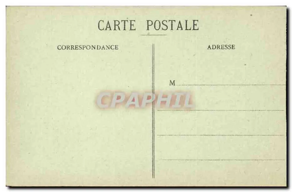 Montdidier (Somme) — Das Rathaus und das Café du Commerce zerstört — Schule des Kinos, 88 Rue de Bondy, Paris - Rückseite
