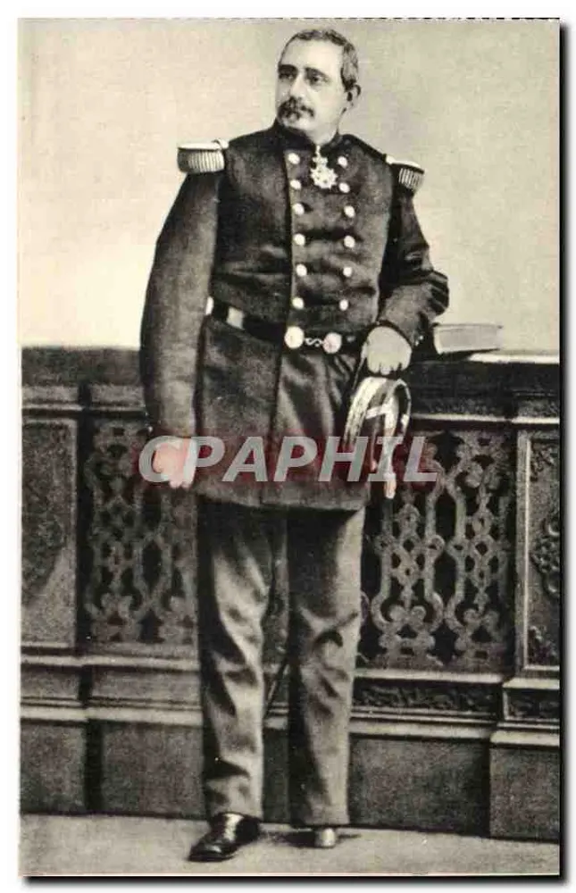 O Geral de Sonis — Comandante do 17º Corpo de Exército — Edições Lavelle et Cie, Paris - Frente