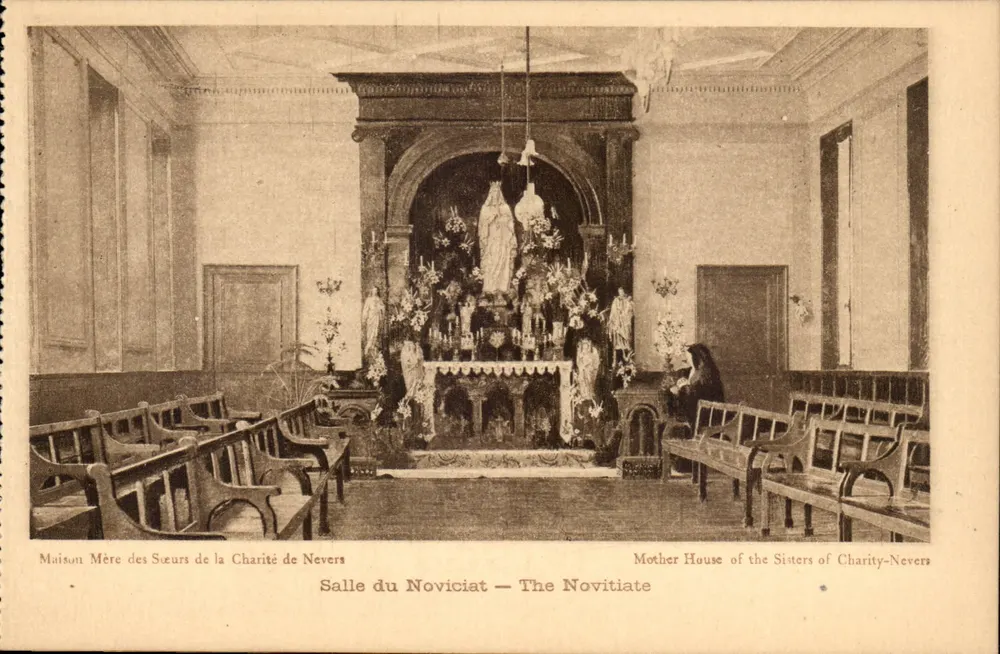 Sala do Noviciado — Casa-Mãe das Irmãs da Caridade de Nevers — Impressão - Frente