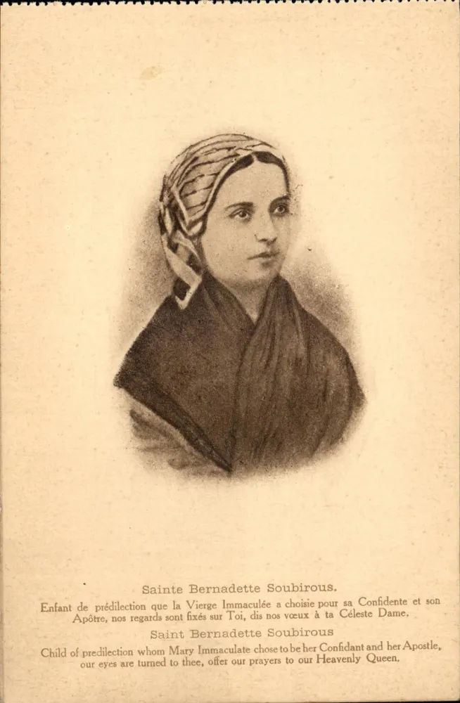 Santa Bernadette Soubirous — Santa Bernadette Soubirous — editor Anlard, Jung et Cie, Paris - Frente