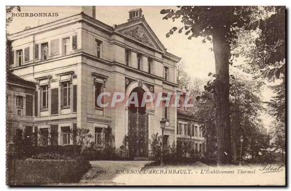 Bourbon-l'Archambault — Het Thermeer — Uitgever Ideal - Voorkant