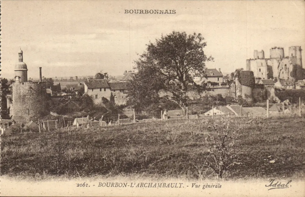 Bourbon-l'Archambault — Vista geral — Ideal, n° 2061 - Frente