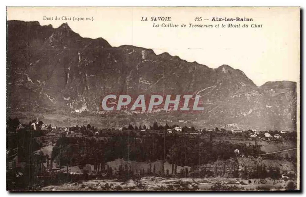 La Colline de Tresserves und der Mont du Chat — Savoy — 125 — Aix-les-Bains - Vorderseite