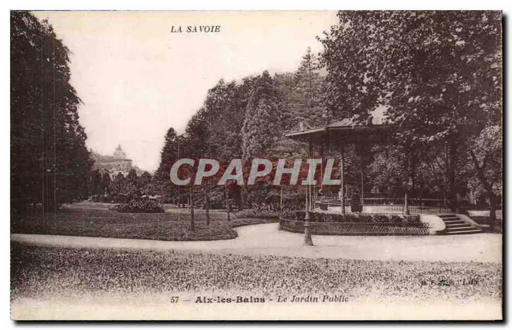 Aix-les-Bains - O Jardim Público — S.F. Lux, n°57 - Frente