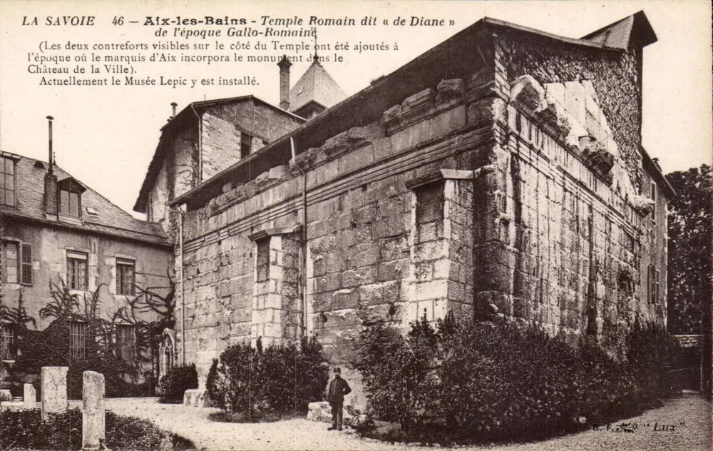 Aix-les-Bains — Römischer Tempel genannt « de Diane » — B.F. « Lilla » - Vorderseite
