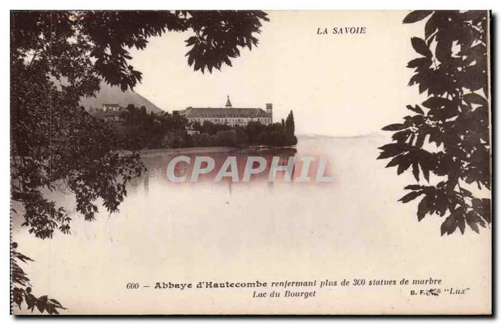 Abtei Haute-combe — See Bourget — B. F. « Lux » - Vorderseite