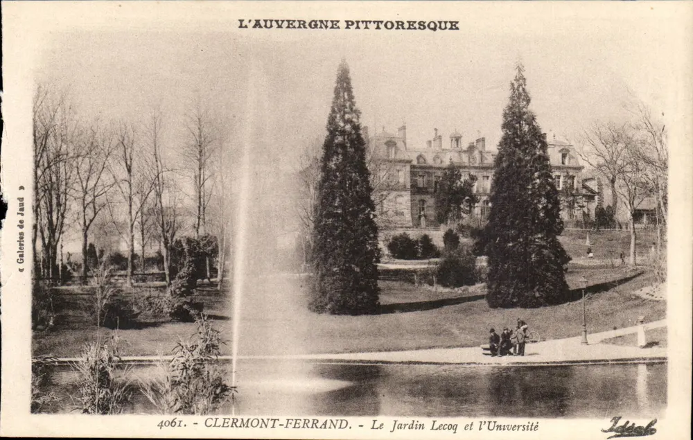 Clermont-Ferrand — Der Lecoq-Garten und die Universität — Galeries de Jaud - Vorderseite