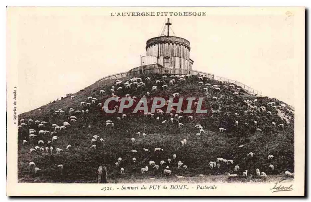 Cume do PUY de DOME — Pastorale — Edições "Idea", Vichy (Allier) - Frente
