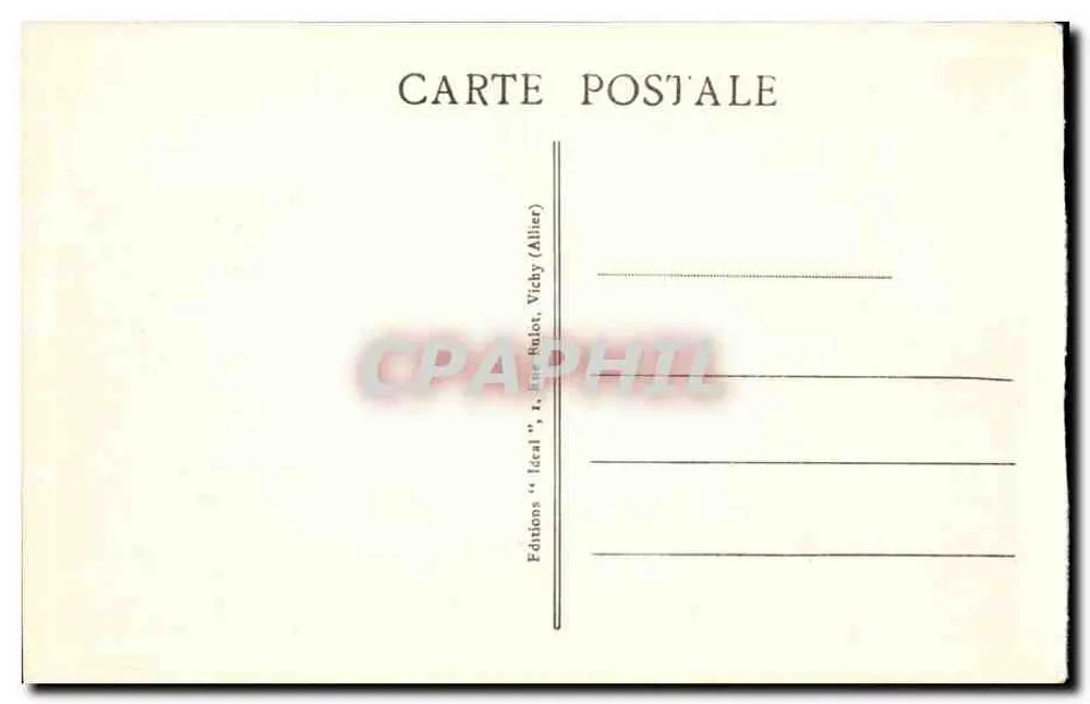 Pittoreske Auvergne — Automobile Straße von Puy de Dôme, Der Große Bogen — Galeries de Jaude, n°4287 - Rückseite