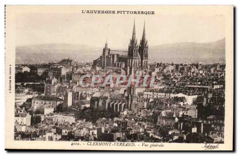 Clermont-Ferrand — Vista geral — Edições « Idéal » - Frente