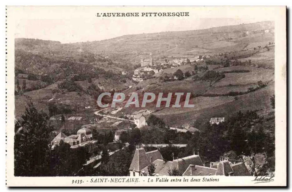Saint-Nectaire — Talweg zwischen den beiden Stationen — Editions 'Idéal' Vichy - Vorderseite