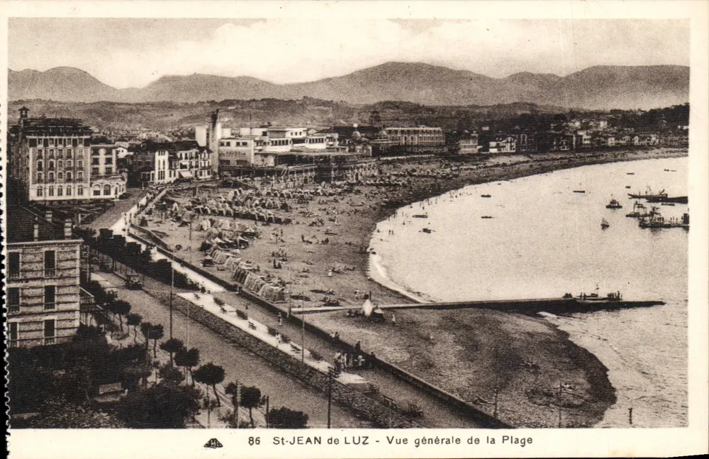 St-Jean de Luz - Allgemeiner Blick auf den Strand — 86 - Vorderseite