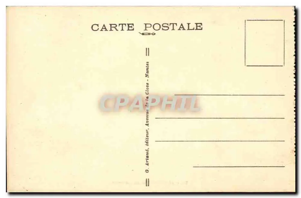 Alençon — O Calvário — 24. — Editor G. Artigaud, Nantes - Verso