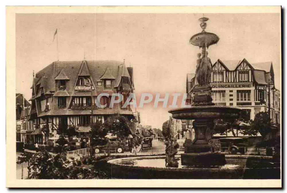 Place und Hotel Morny — Deauville — Karten 'La Cigogne' - Vorderseite