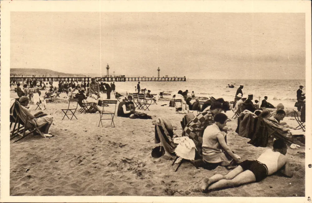 Trouville, die Königin der Strände — Der Strand — Verlag 'La Gigogne', Deauville - Vorderseite