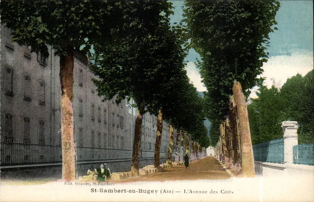 St-Rambert-en-Bugey (Ain) — A Avenida das Cidades — Ed. Granier, St-Rambert - Frente