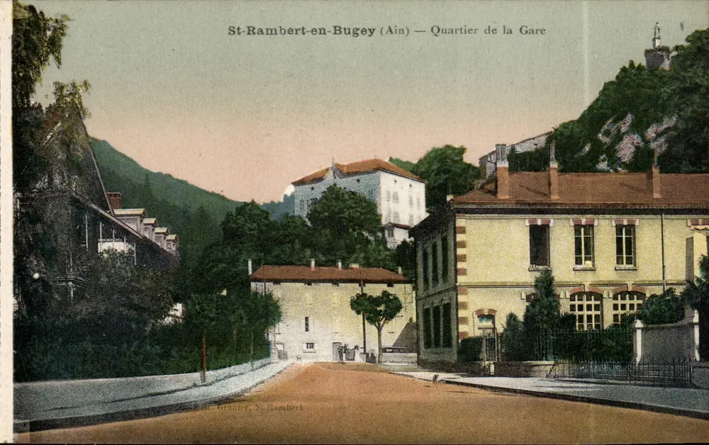 St-Rambert-en-Bugey (Ain) — Bairro da Estação — Paul Gramber - Frente