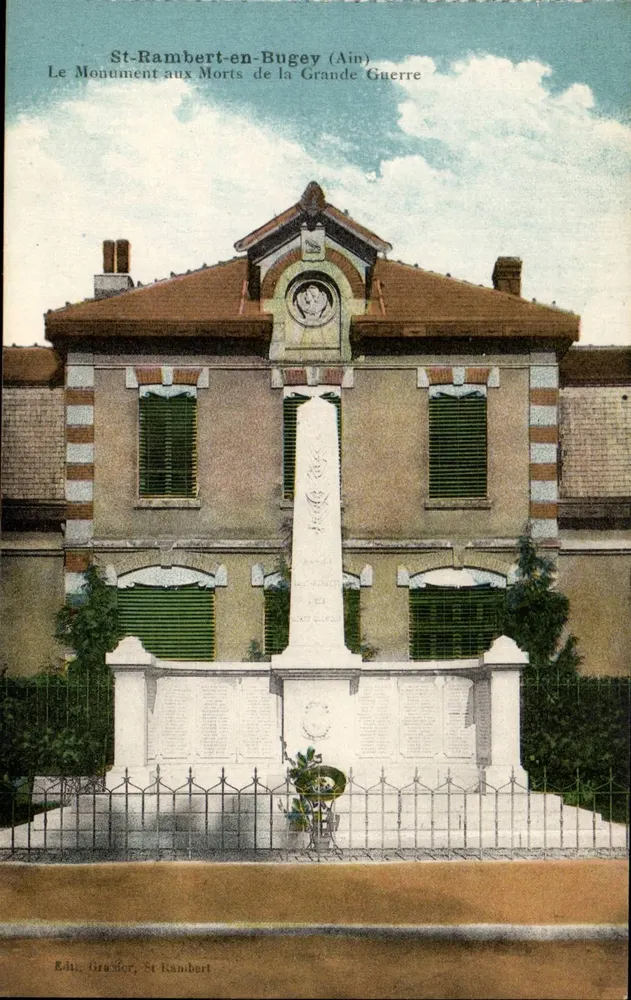 St-Rambert-en-Bugey (Ain) — Denkmal für die Gefallenen des Großen Krieges — Éd. Grander, St-Rambert - Vorderseite