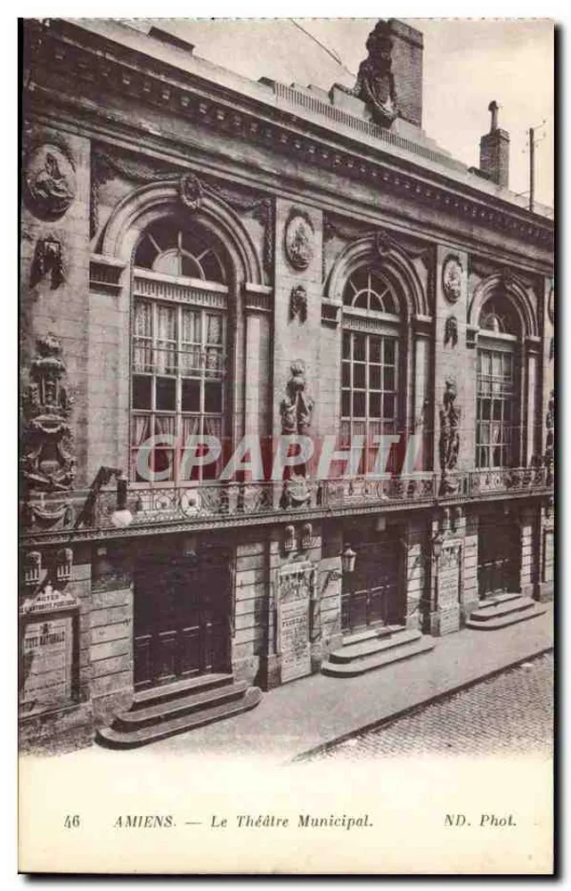 Amiens — Teatro Municipale — ND. Fot. - Recto