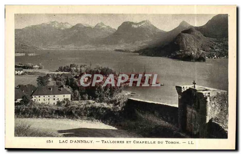 Lago de Annecy — Talloires e Capela do Toron — I.L. - Frente