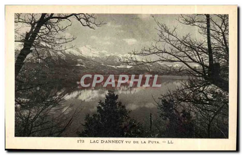 Lago de Annecy visto da Puya — LL — n° 173 - Frente
