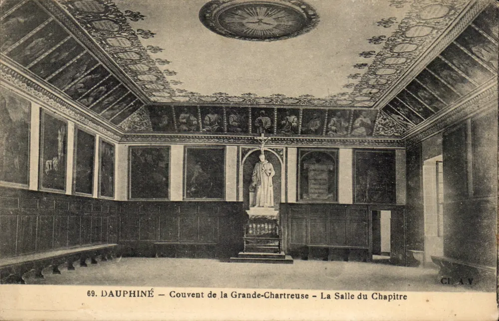 Dauphiné - Konvent von la Grande-Chartreuse - Die Kapitelstube - Vorderseite