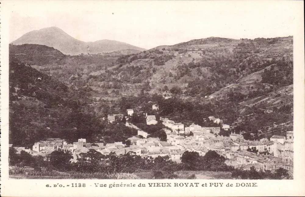 Altes Royat und Puy de Dôme — Allgemeine Ansicht — a.d'o. n°1138 - Vorderseite