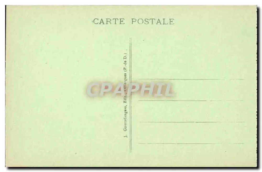 Royat — Vista pitoresca — J. Goutefanges, Editor, P.-de-D. - Verso