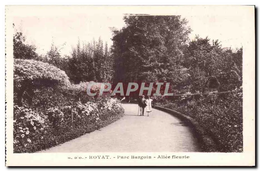 Royat - Parque Bargoin - Avenida florida - Frente