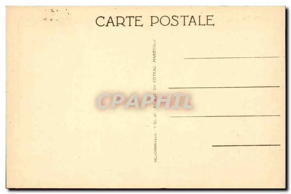Toulon - Quai de Cronstadt. Der Hafen — Verlag: Coteau, Marseille - Rückseite