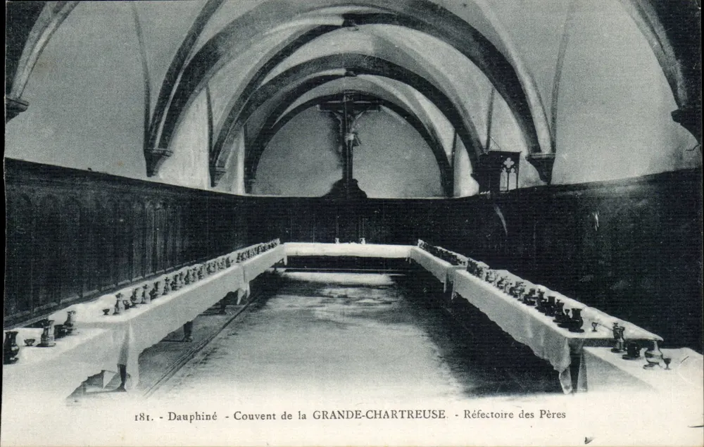 Refectorium der Väter - Konvent der Grande-Chartreuse - Dauphiné - Vorderseite