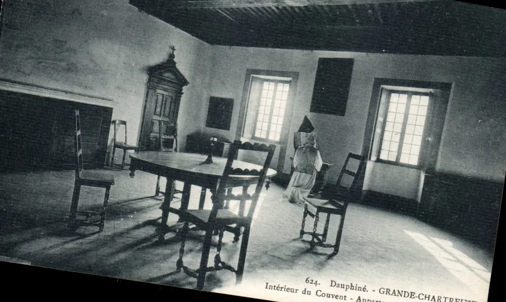 Innenraum des Konvents - Grande-Chartreuse - Dauphiné — Edition von Mme Boarcier, Grenoble - Vorderseite