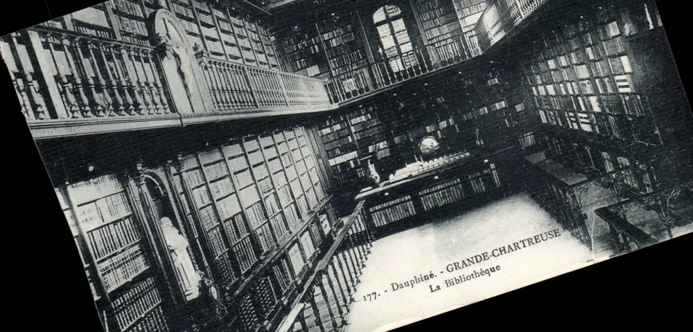 La Grande-Chartreuse — A Biblioteca — Dauphiné — Éd. Mr. Bouncrier, Grenoble - Frente