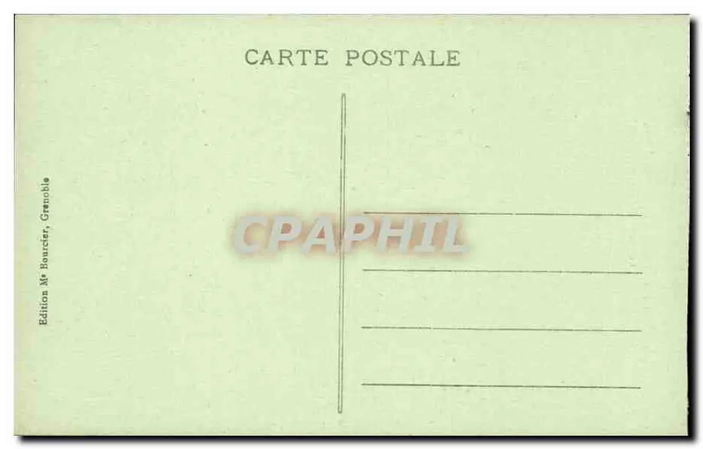 Der Pont Saint-Bruno — Route de la Grande-Chartreuse — Dauphiné, Nr. 552 - Rückseite
