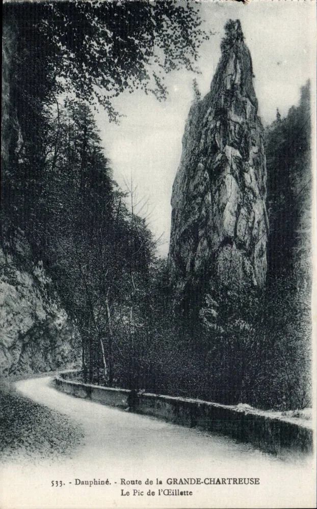 Der Pic de l'Éillette — Route der Grande-Chartreuse — Dauphiné — Nr. 533 - Vorderseite